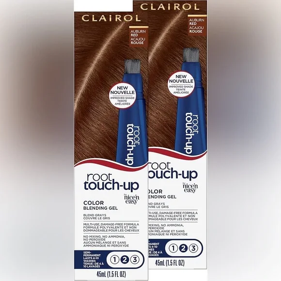 Clairol Root Touch-Up Semi-Permanent Hair Color Blending Gel, 5R Auburn Red, - Picture 1 of 9